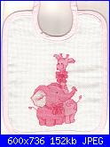 Mani di fata i motivi più belli a punto croce n° 14 - Speciale bambini *-giraffa-elefante-rosa-jpg