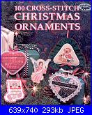 100 Cross-Stitch Christmas Ornaments - Carol Siegel - 1991-100-jpg