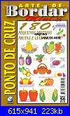 Arte de bordar mini n. 56 - 180 pequenos motivos frutas e legumes-img001-jpg