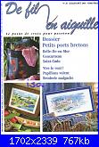 DFEA De Fil en aiguille n. 20 - Dossier Petits ports bretons - Lug-Ago 2001-cover-de-fil-en-aiguille-20-jpg
