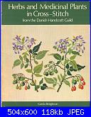 Haandarbejdets Fremme - Herbs and Medicinal Plants in Cross Stitch - Gerda Bengtsson-haandarbejdets-fremme-herbs-medicinal-plants-cross-stitch-jpg