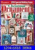 Just Cross Stitch - Christmas Ornaments 2016 - set 2016-cover-jpg