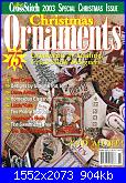 Just Cross Stitch - Christmas Ornaments 2003-cover-jpg