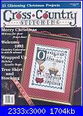 Cross Country Stitching - December 1991 *-copertina-jpg