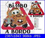 Gli schemi di Natalia...-bimbo-bordo-cars2-jpg