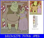 Gli schemi di Alessandra P.-shrek-fiona-sposi-colori-completo-jpg