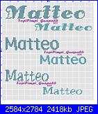 Gli schemi di Guapa86 ^_^-nome-matteo-jpg