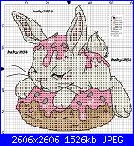 Gli schemi di Baby1264-coniglietta-su-ciambella_schema-jpg