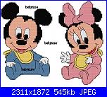 Gli schemi di Baby1264-baby-topolino-e-minnie_ricamo-jpg