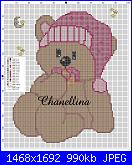 Gli schemi di Chanellina-orso-con-ciuccio-jpg