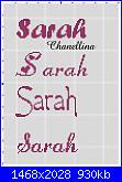 Gli schemi di Chanellina-nome-sarah-jpg