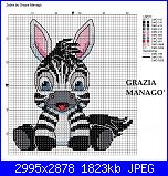 Gli Schemi di Grazia Managò-zebra-solo-crocette-jpg