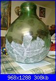 bottiglione di vetro...decoupage-20100817_004-jpg