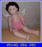 Rossella Usai:Bambola di stoffa scolpita ad ago: Angel baby-angel-baby-jpg