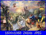 Beauty and the Beast Falling in Love - Thomas Kinkade-beauty%2520and%2520the%2520beast%2520falling%2520in%2520love-jpg