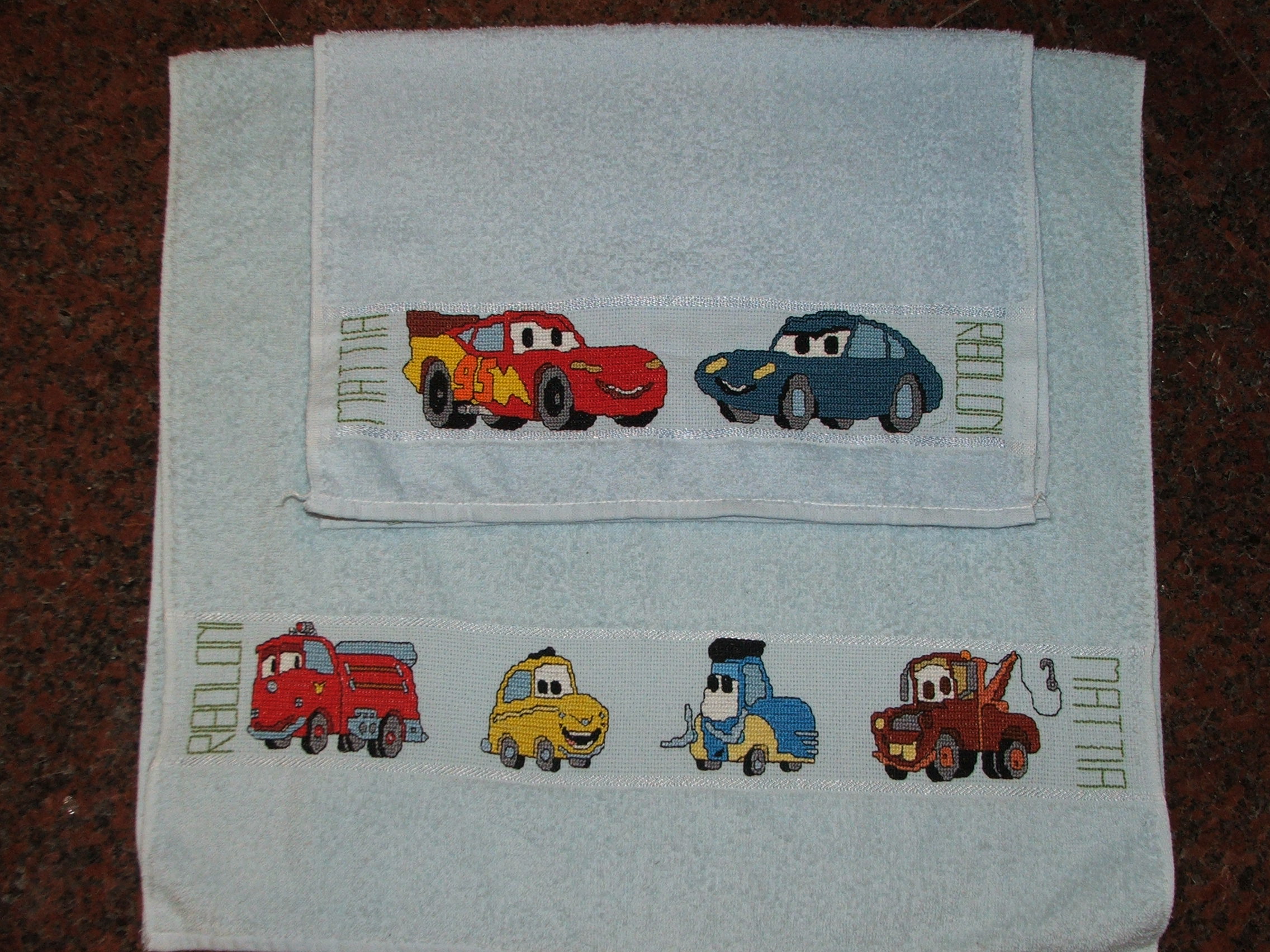 Asciugamano Cars   completo