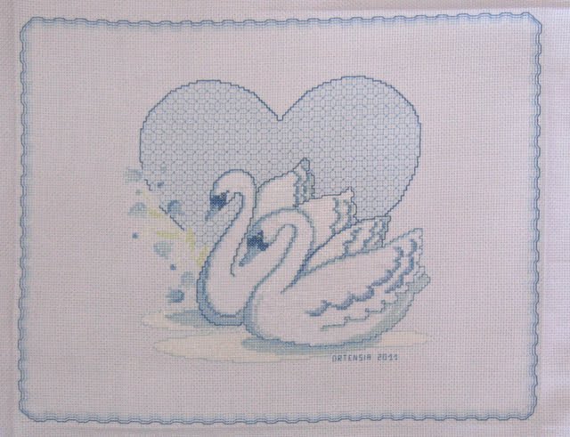 ricamo cigni