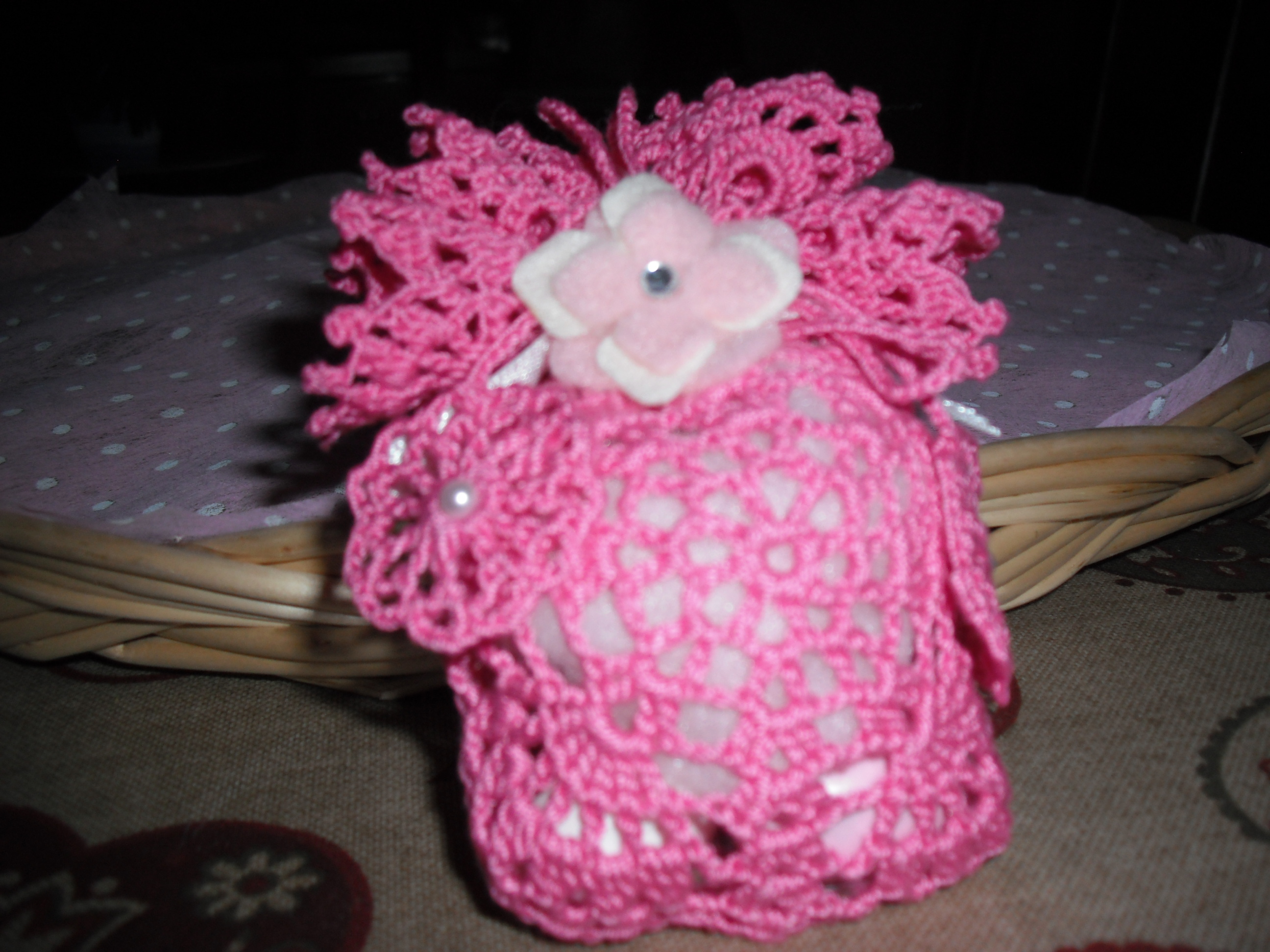 Sacchettino per battesimo per Brigitta