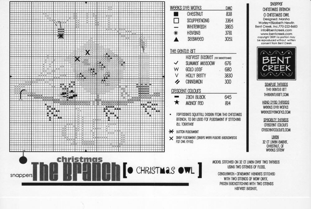 BC The Christmas Branch   Owl