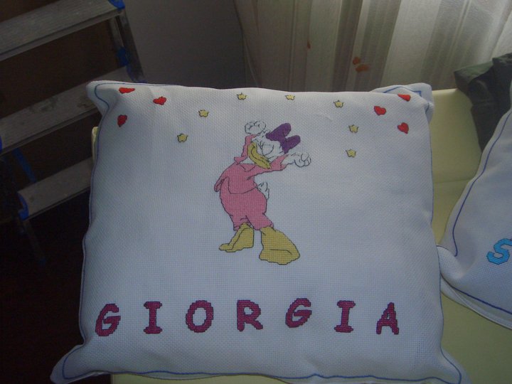 Cuscino per cameretta bimba