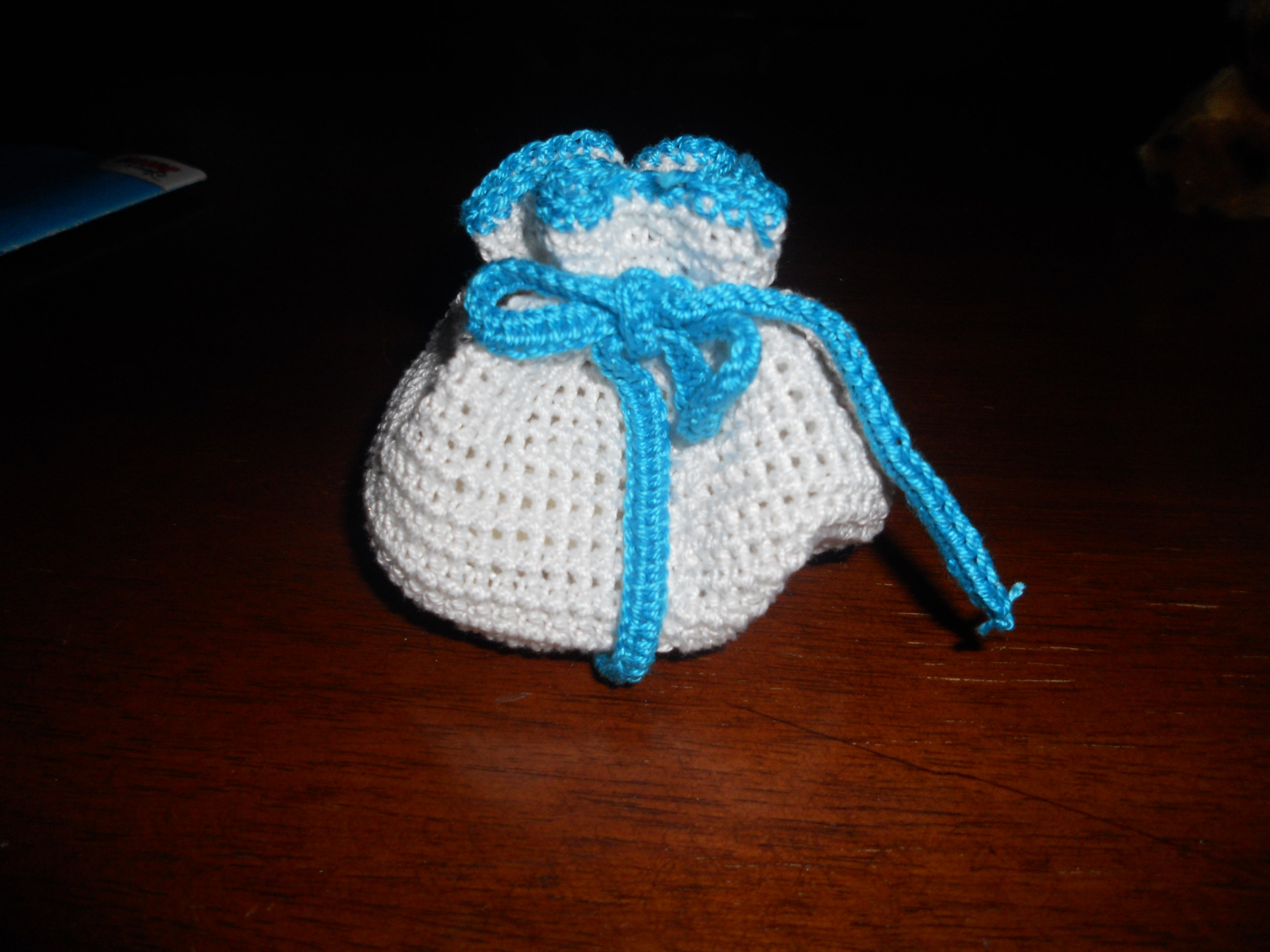 Bomboniera sacchettino uncinetto