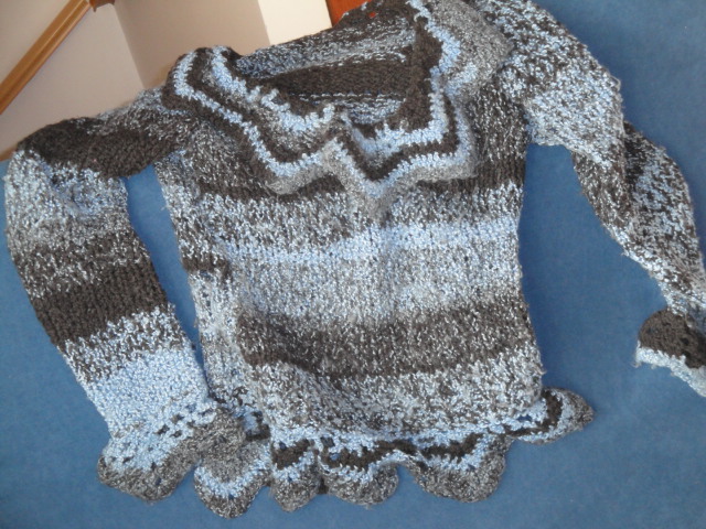 ferri e collo uncinetto