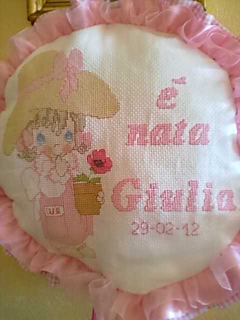 fiocco nascita GIULIA