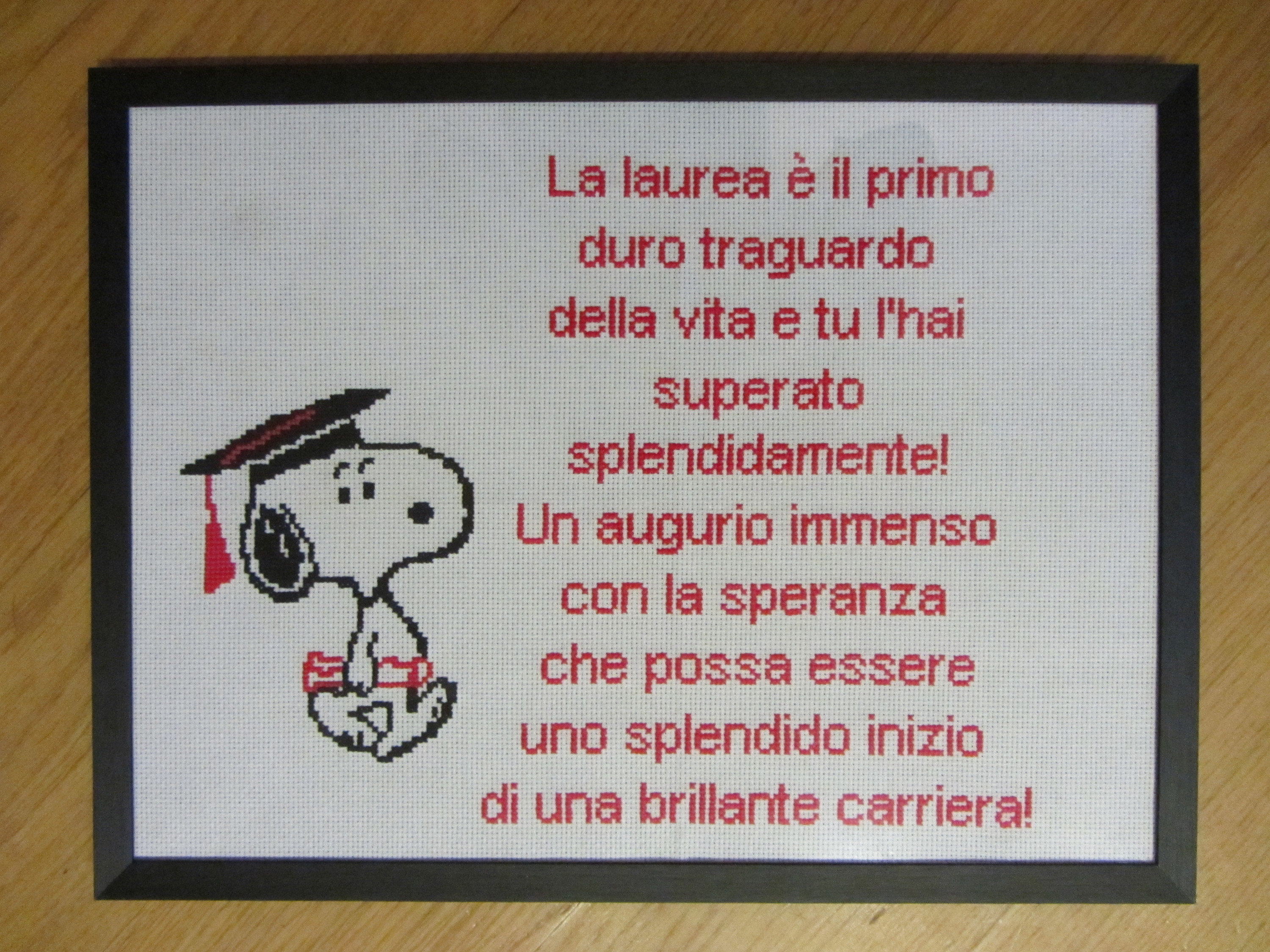 Snoopy laurea