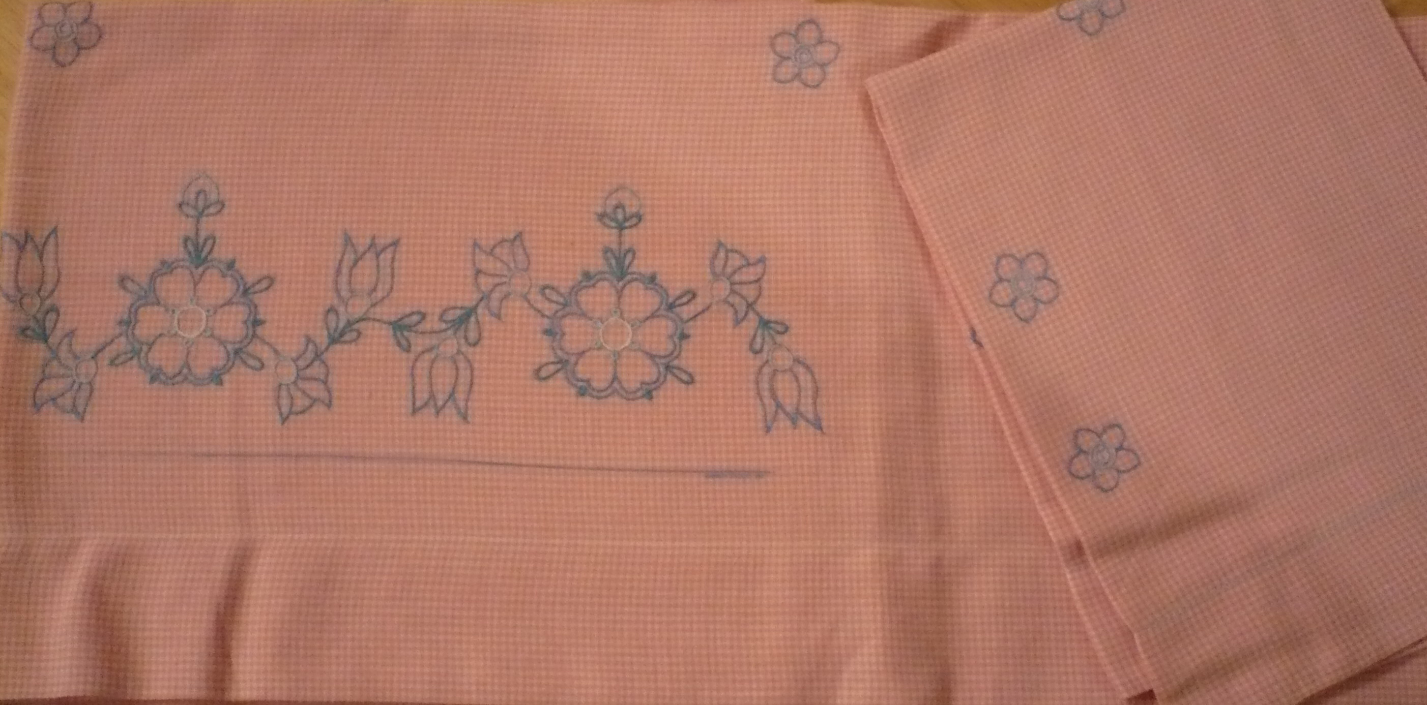 1978 lenzuolino e federe in attesa dell'arrivo della mia bimba/bimbo
E' arrivata una bimba