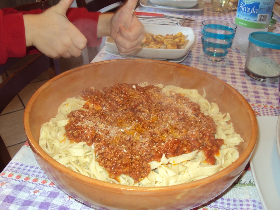 tagliatelle al ragù