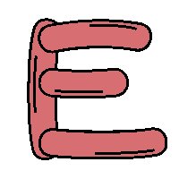 Immagine lettera E 