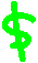 Immagine lettera $ 