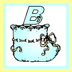 Immagine lettera B 