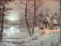 villaggio di neve