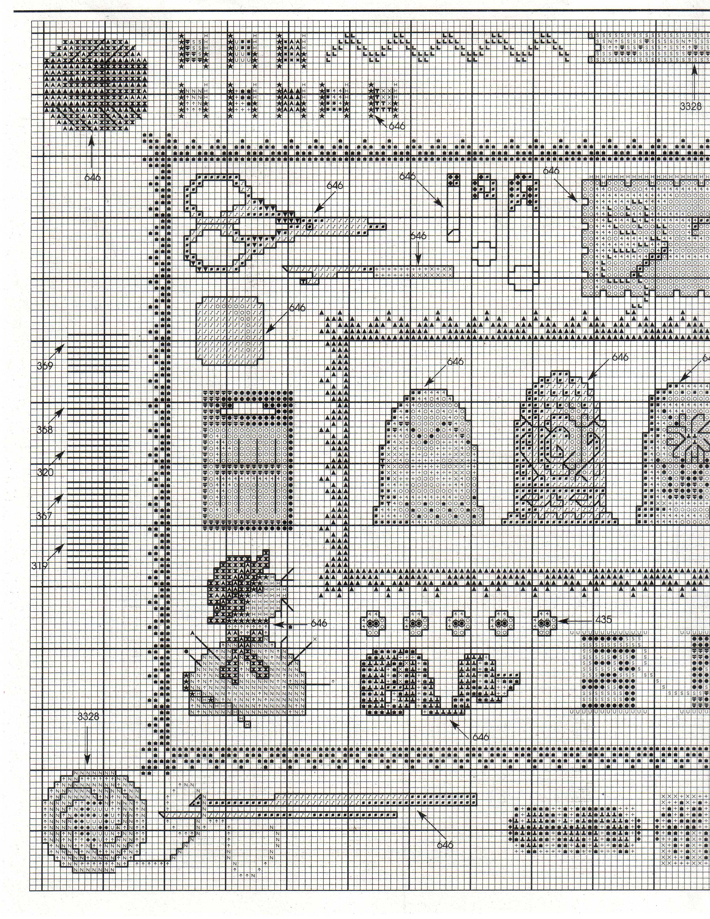 Schema punto croce Accessori Cucito 02