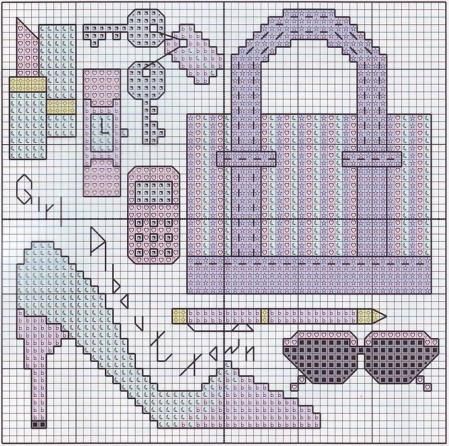 Schema punto croce Accessori Donna In Carriera