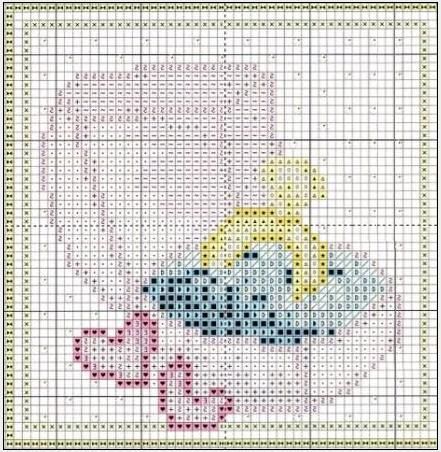 Schema punto croce Anello