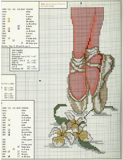 Schema punto croce Mezze Punte 02