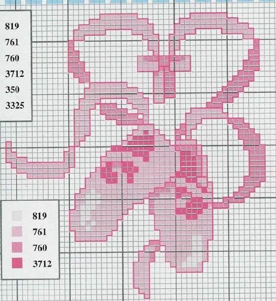 Schema punto croce Mezze Punte 04