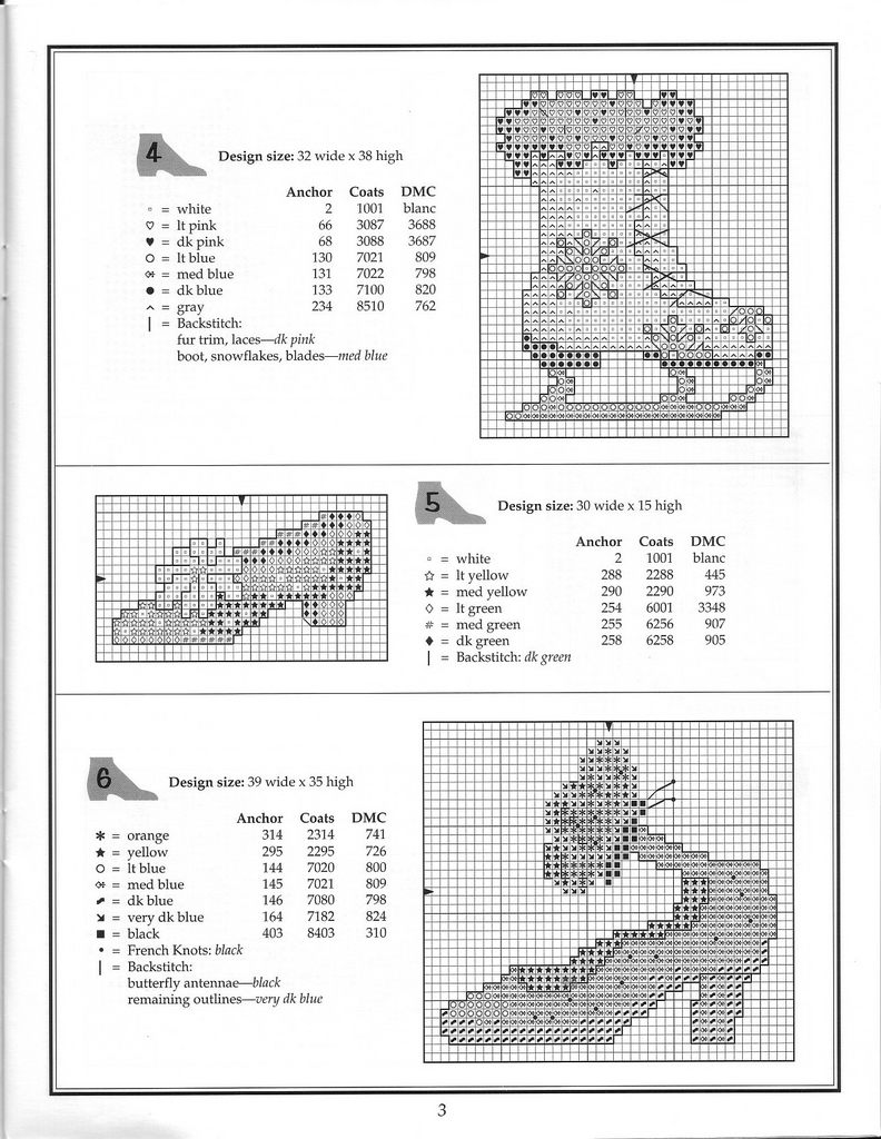 Schema punto croce Scarpe 10
