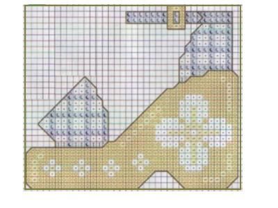 Schema punto croce Scarpe 14
