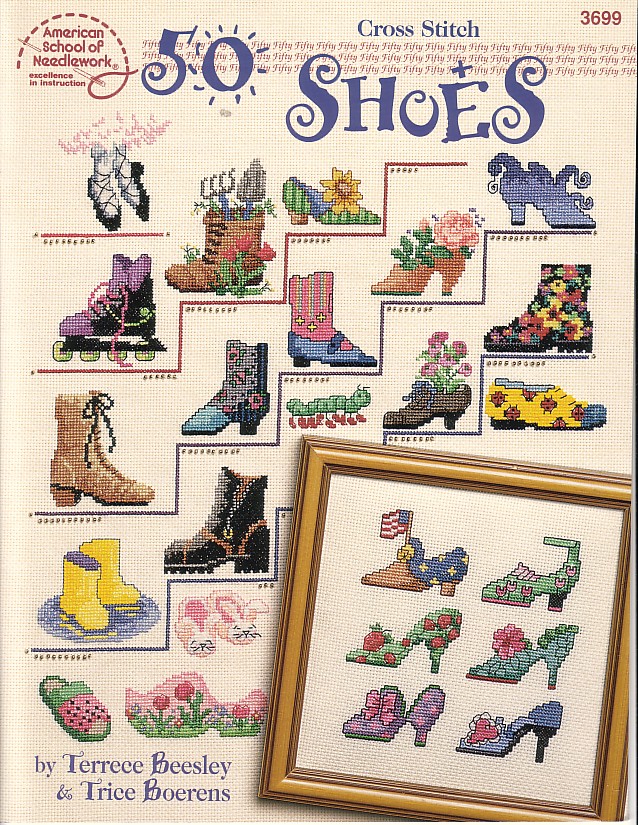 Schema punto croce Scarpe 45