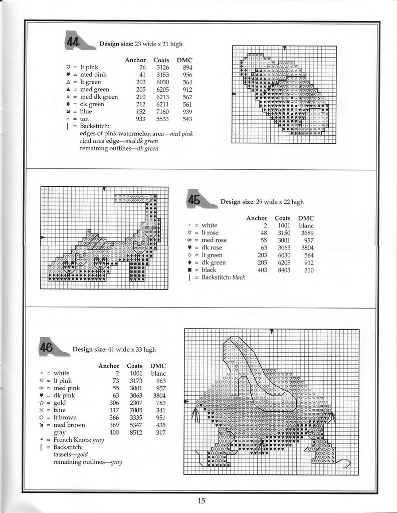 Schema punto croce Scarpe 46