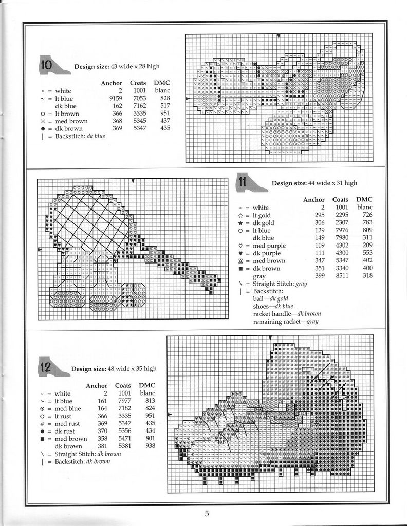 Schema punto croce Scarpe Sportive