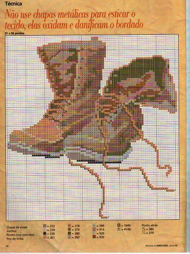 Schema punto croce Scarponi