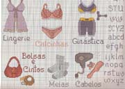 Schema punto croce Accessori Femminili