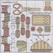 Schema punto croce Accessori Ricamo