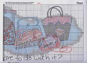 Schema punto croce Collezione Borse 08