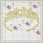 Schema punto croce Diadema