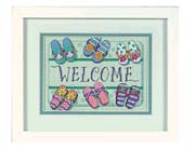 Schema punto croce Infradito 01